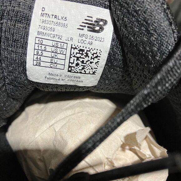 New Balance Shoes WMNS 11.5 Black Dynasoft‎ Nitrel V5 Gorpcore Trail Running M10 - Picture 3 of 12